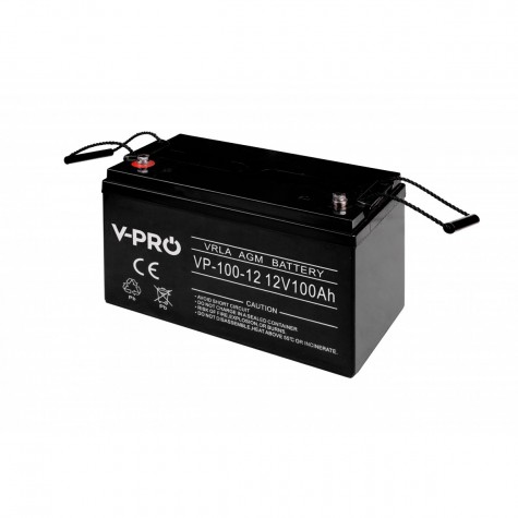Akumulator żelowy AGM 12V pojemność 100Ah VPRO