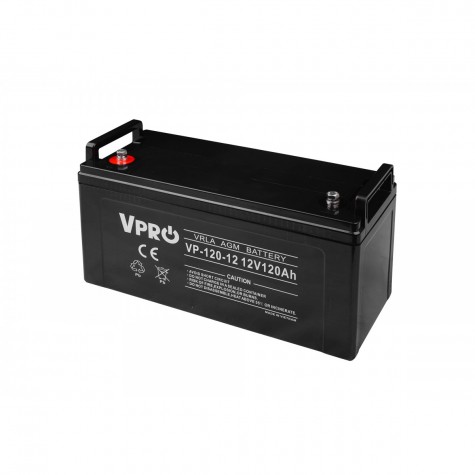 Akumulator żelowy AGM 12V pojemność 120Ah VPRO