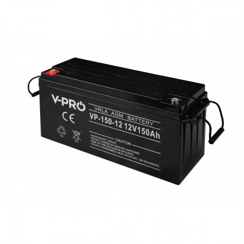 Akumulator żelowy AGM 12V pojemność 150Ah VPRO
